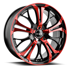 Hd Spinout Wheel 18x7.5 4x100 & 4x114.3 Red 40mm | SO18750140BK-R