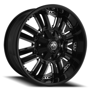 DOORBUSTER PRICING! - Mayhem Assault Wheel 18x9 5x114.3 & 5x127 Gloss Black 18mm | 8070-8956B18