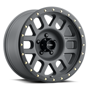 Method Race 309T Grid Wheel 17x8.5 5x127 Titanium w/ Matte Black Lip 0mm | MR30978550800