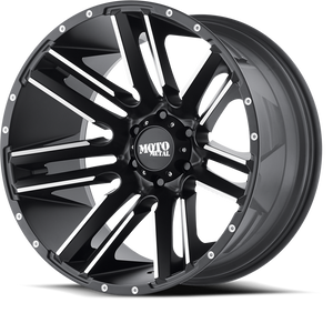 Moto Metal Mo978 Razor Wheel 20x9 6x139.7 Satin Black Machined 18mm - FREE T-SHIRT INCLUDED! | MO97829068518