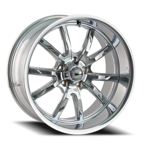 Ridler 650 Wheel 17x7 5x127 Chrome 0mm | 650-7773C