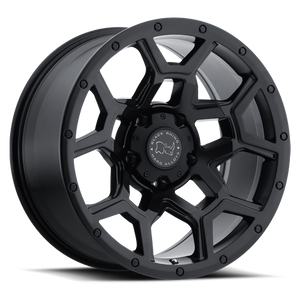 Black Rhino Overland Wheel 17x8 5x114.3 Matte Black 35mm - FREE T-SHIRT INCLUDED! | 1780VRL355114M76