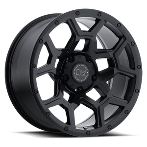 Black Rhino Overland Wheel 17x9.5 5x127 Matte Black -18mm - FREE T-SHIRT INCLUDED! | 1795VRL-85127M71