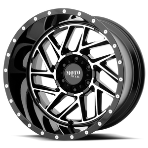 Moto Metal Mo985 Breakout Wheel 20x9 6x139.7 Gloss Black Machined 0mm - FREE T-SHIRT INCLUDED! | MO98529068300