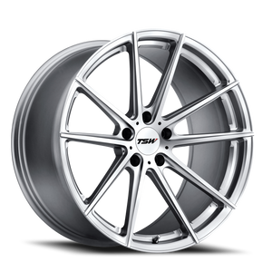 Tsw Bathurst Wheel 19x9 5x114.3 Silver w/ Mirror Cut Face 30mm | 1990BAT305114S76