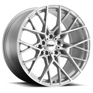 Tsw Sebring Wheel 18x9.5 5x114.3 Silver w/ Mirror Cut Face 40mm | 1895SEB405114S76