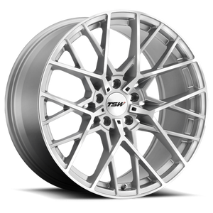 Tsw Sebring Wheel 20x8.5 5x108 Silver w/ Mirror Cut Face 40mm | 2085SEB405108S72