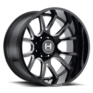 Hostile Rage Wheel 24x14 8x170 Blade Cut -76mm - MINIMUM PURCHASE OF 4 WHEELS | H113-2414817045B