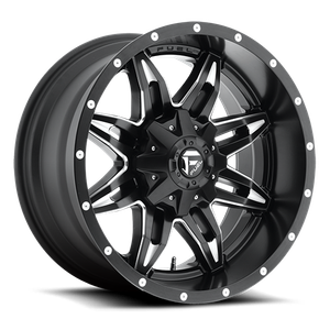 Fuel D567 Lethal Wheel 20x10 6x135 & 6x139.7 Matte Black Milled -24mm - FREE T-SHIRT INCLUDED! | D56720009845