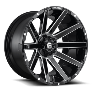 Fuel D616 Contra Wheel 20x9 8x170 Matte Black Milled 1mm | D61620901750