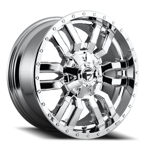 Fuel D631 Sledge Wheel 20x9 8x165.1 Chrome 1mm - FREE T-SHIRT INCLUDED! | D63120908250