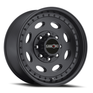 Vision Hauler Trailer 81 Wheel - 19.5x7.5 8x180 Matte Black 25mm | 81F-9787MB25