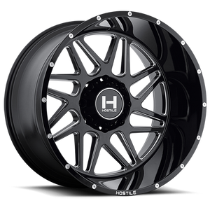 Hostile Sprocket Wheel 22x12 8x165.1 Blade Cut -44mm | H108-2212816547B