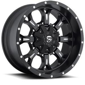 Fuel D517 Krank Wheel 17x9 6x135 & 6x139.7 Matte Black Milled 1mm - FREE T-SHIRT INCLUDED! | D51717909850