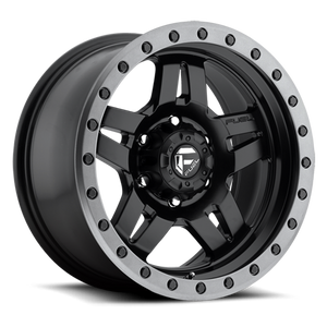 Fuel D557 Anza Wheel 18x8 5x110 Matte Black w/ Gunmetal Ring 27mm - FREE T-SHIRT INCLUDED! | D55718805155