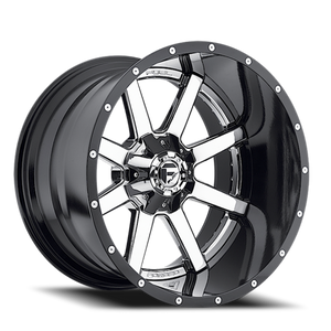 Fuel D260 Maverick Wheel 24x14 8x165.1 Chrome With Gloss Black Lip -75mm - MINIMUM PURCHASE OF 4 WHEELS | D26024408245