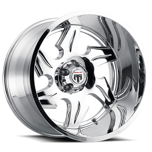 DOORBUSTER PRICING! - American Truxx At163 Ninja Wheel 22x14 5x150 Chrome -76mm - MINIMUM PURCHASE OF 4 WHEELS | AT163-22450C-76