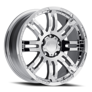 Vision Warrior 375 Wheel 16x6.5 5x130 Chrome 45mm | 375-6632C45
