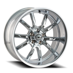 Ridler 650 Wheel 20x8.5 5x114.3 Chrome 30mm | 650-2865C30