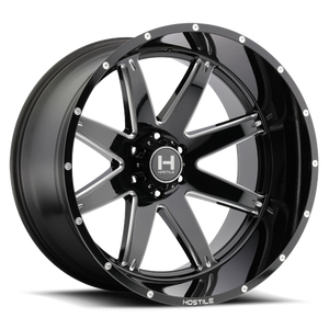 Hostile Alpha Wheel 22x10 6x139.7 Blade Cut -25mm | H109-2210655045B
