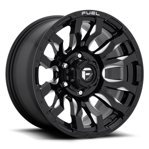 Fuel D673 Blitz Wheel 20x10 6x135 Gloss Black Milled -18mm - FREE T-SHIRT INCLUDED! | D67320008947