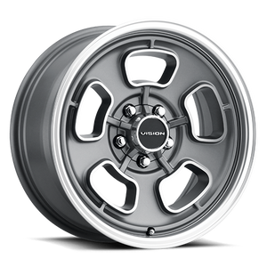 Vision Shift 148 Wheel 15x8 5x114.3 Satin Grey Machined 0mm | 148-5865SGMF0