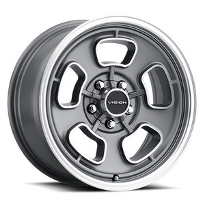 Vision Shift 148 Wheel 15x8 5x139.7 Satin Grey Machined 0mm | 148-5885SGMF0
