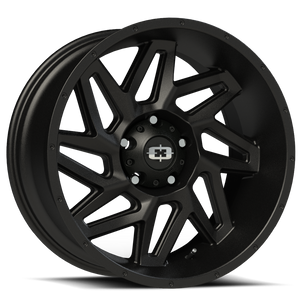 Vision Spyder 361 Wheel 20x9 5x127 Satin Black 10mm | 361-2973SB10