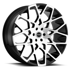 DOORBUSTER PRICING! - Strada S59 Buca Wheel 22x9.5 5x115 Gloss Black Machined 15mm - FREE T-SHIRT INCLUDED! | S59251515GBM