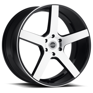 DOORBUSTER PRICING! - Strada S35 Perfetto Wheel 22x9.5 6x139.7 Gloss Black Machined 24mm - FREE T-SHIRT INCLUDED! | S35263924DGBM