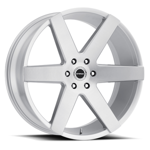DOORBUSTER PRICING! - Strada S60 Coda Wheel 22x9.5 5x127 Brushed Silver 25mm - FREE T-SHIRT INCLUDED! | S60252725BFS