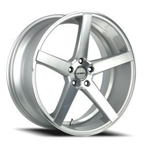 DOORBUSTER PRICING! - Strada S35 Perfetto Wheel 26x10 5x139.7 Silver Machined 26mm - MINIMUM PURCHASE OF 4 WHEELS - FREE T-SHIRT INCLUDED! | S35653926SM