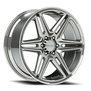 Vision Wedge 476 Wheel 22x9.5 6x139.7 Chrome 30mm | 476-22984C30