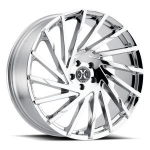 DOORBUSTER PRICING! - Xcess X02 X02 Wheel 22x9 5x114.3 Chrome 35mm - FREE T-SHIRT INCLUDED! | X02251435