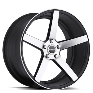 DOORBUSTER PRICING! - Strada S35 Perfetto Wheel 18x8 5x108 Gloss Black Machined 40mm - FREE T-SHIRT INCLUDED! | S35850840GBM