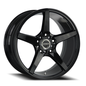 DOORBUSTER PRICING! - Strada S35 Perfetto Wheel 18x8 5x112 Gloss Black 40mm - FREE T-SHIRT INCLUDED! | S35851240GB
