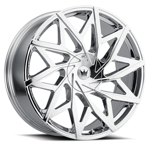 DOORBUSTER PRICING! - Mazzi Big Easy Wheel 24x9.5 5x115 & 5x120 Chrome 18mm | 372-24918C