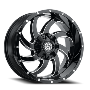 Scorpion Sc30 Wheel 20x9 6x135 & 6x139.7 Black Milled 12mm | SC30-200963539+12ML