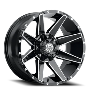 Scorpion Sc31 Wheel 20x9 6x135 & 6x139.7 Black Milled 12mm | SC31-200963539+12ML