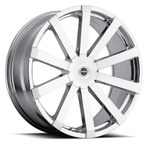 DOORBUSTER PRICING! - Strada S50 Gabbia Wheel 26x10 6x135 & 6x139.7 Chrome 30mm - MINIMUM PURCHASE OF 4 WHEELS - FREE T-SHIRT INCLUDED! | S50660730