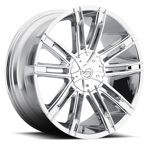Vct V28 Wheel 20x8.5 5x112 & 5x115 Chrome 40mm | V28-2085105112115+40