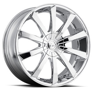 Vct V48 Wheel 18x7.5 4x100 & 4x114.3 Chrome 40mm | V48-1875841001143+40