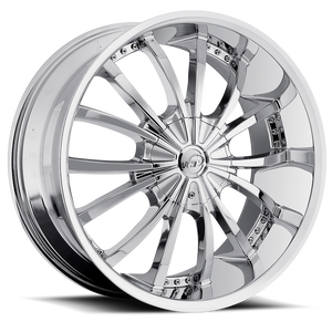 Vct Mancini Wheel 20x8.5 5x115 & 5x120 Chrome 40mm | V63-2085105115120+40