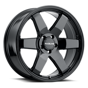 Raceline 942B Addict Wheels Rims 22x9.5 6x139.7 Gloss Black 35mm | 942B-229560+35