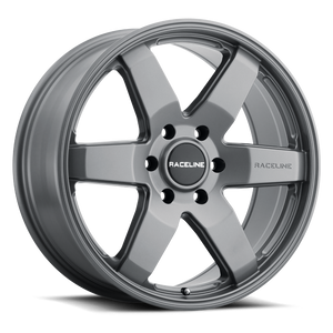 Raceline 942Gs Addict Wheels Rims 22x9.5 6x139.7 Grey 15mm | 942GS-229560+15