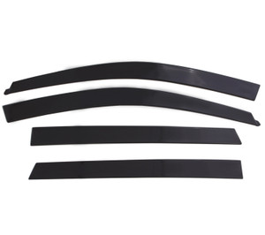 Auto Ventshade Ventvisor Low Profile Deflector; Smoke; In-Channel Mount; 4 pc | BBFF 994022