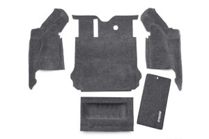 BedRug BRJK11R4 Cargo Kit Liner 5 pc. Rear Kit Jeep Wrangler - FREE T-SHIRT INCLUDED!