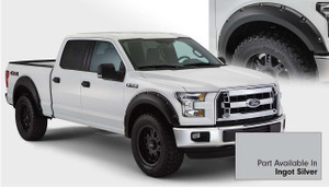 Bushwacker 20935-52 Pocket Painted Fender Flares Ingot Silver 4pc For F-150