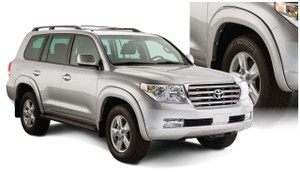 Bushwacker 30913-02 OE Fender Flares OE Matte Black 4pc For Land Cruiser