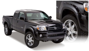 Bushwacker 31920-02 Pocket Fender Flares OE Matte Black 4pc For Tacoma